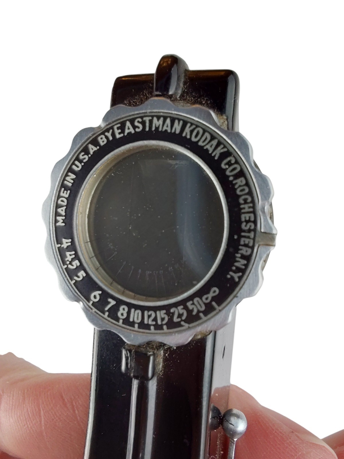 Eastman Kodak Pocket Range Finder Bakelite Black Vintage 1939 With Case