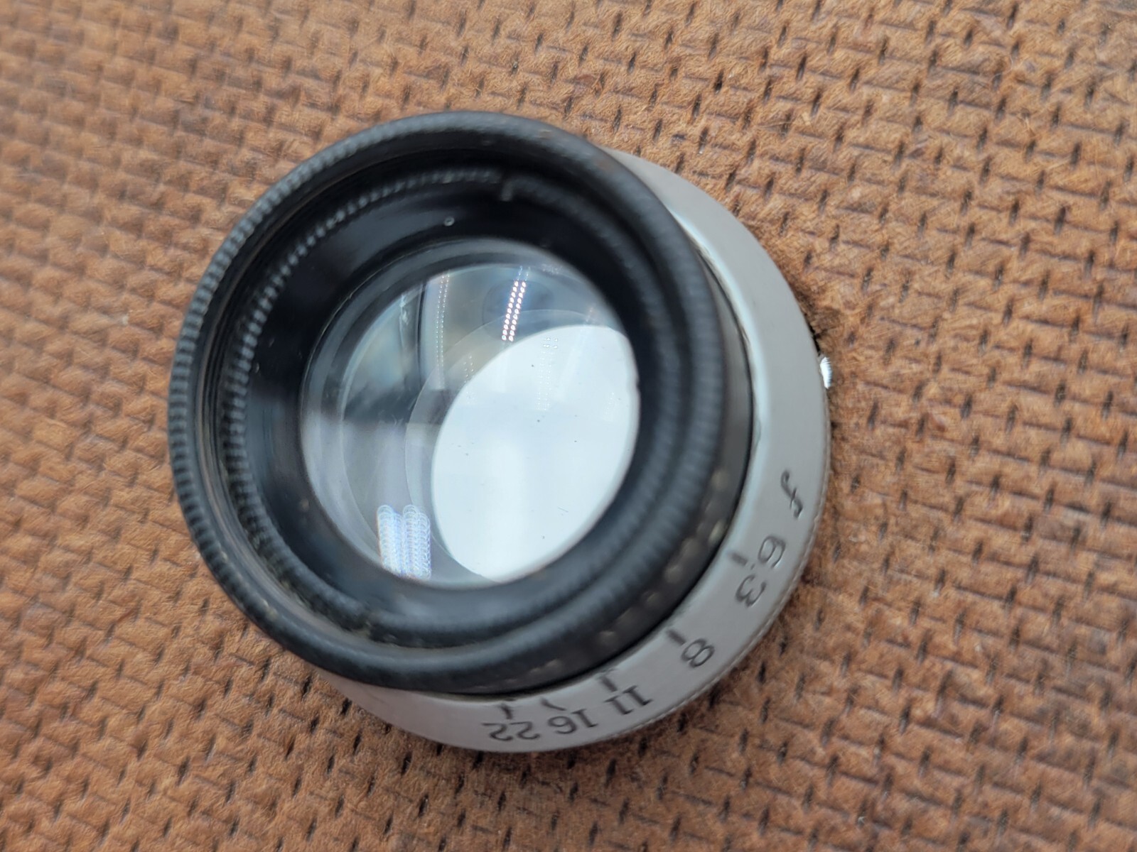 Anastigmat Series C Enlarging Lens F:6.3 on 4″ Lens Board Vintage Film Accessory