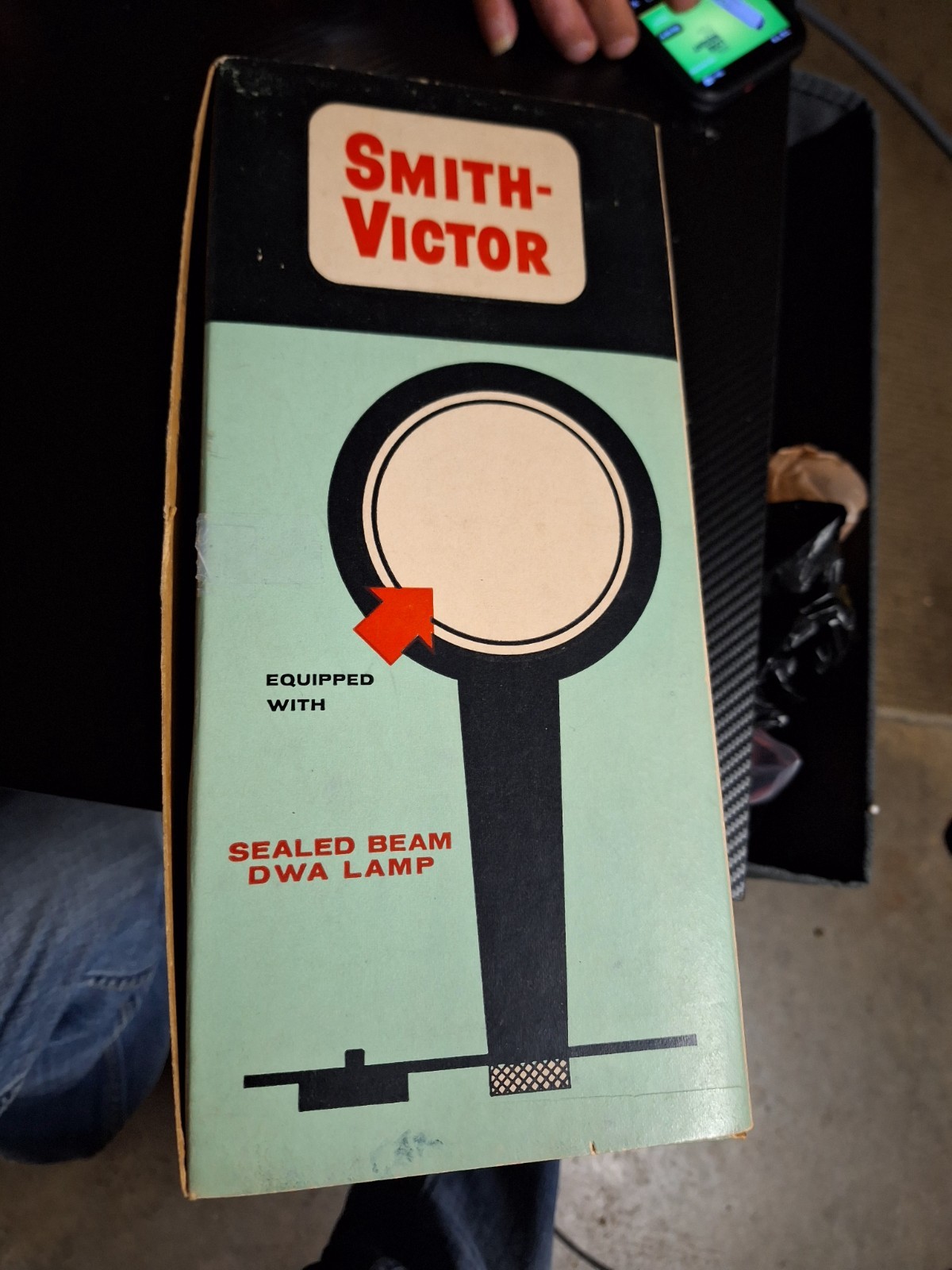 Smith-Victor Model L-5 Compact Movie Light 1962 GE Beam NOS Complete W/ User Gui