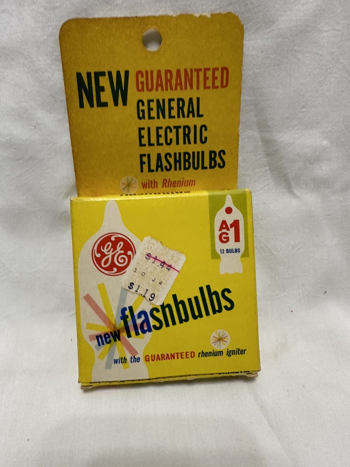 General Electric PG-1 Vintage Photo Flashbulbs GE