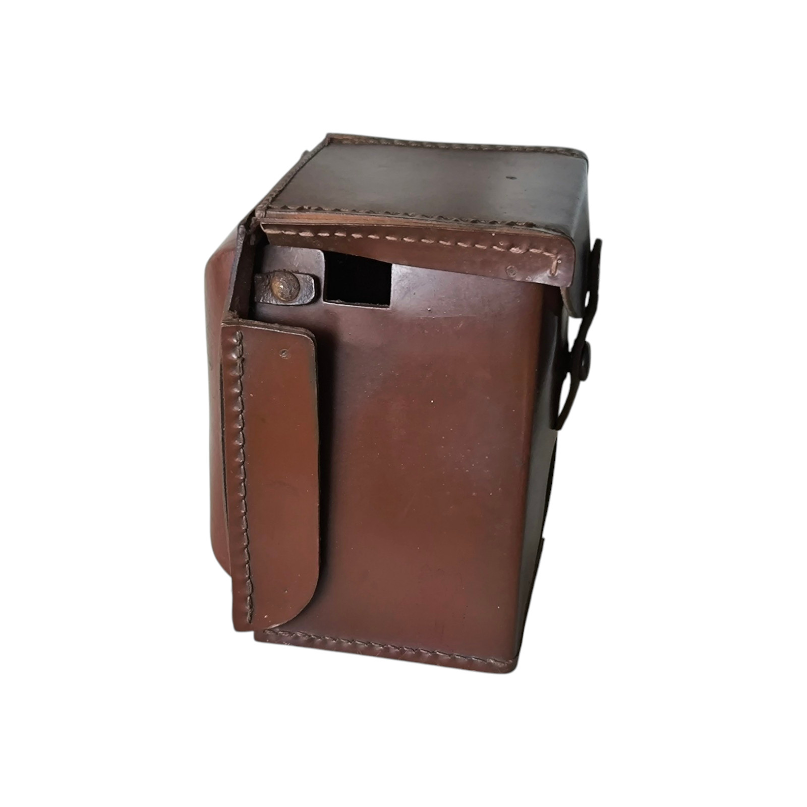 Very Rare!! Lubitel Photo Camera Original Genuine Leather Case, 1950s