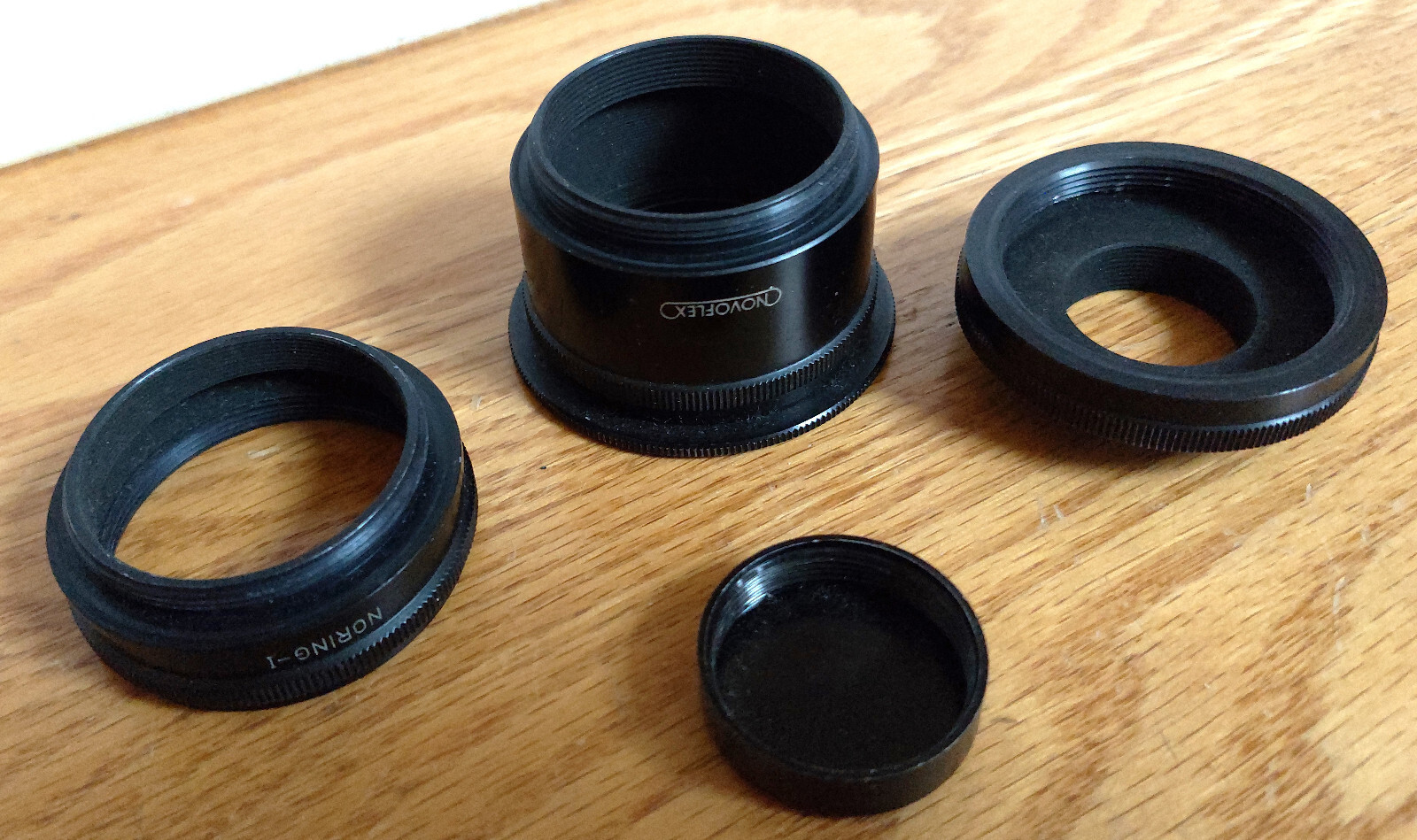 Vtg Novoflex WEBLEI-16 Adapter, NORING I, PIRING-NORING II & other ring adapters