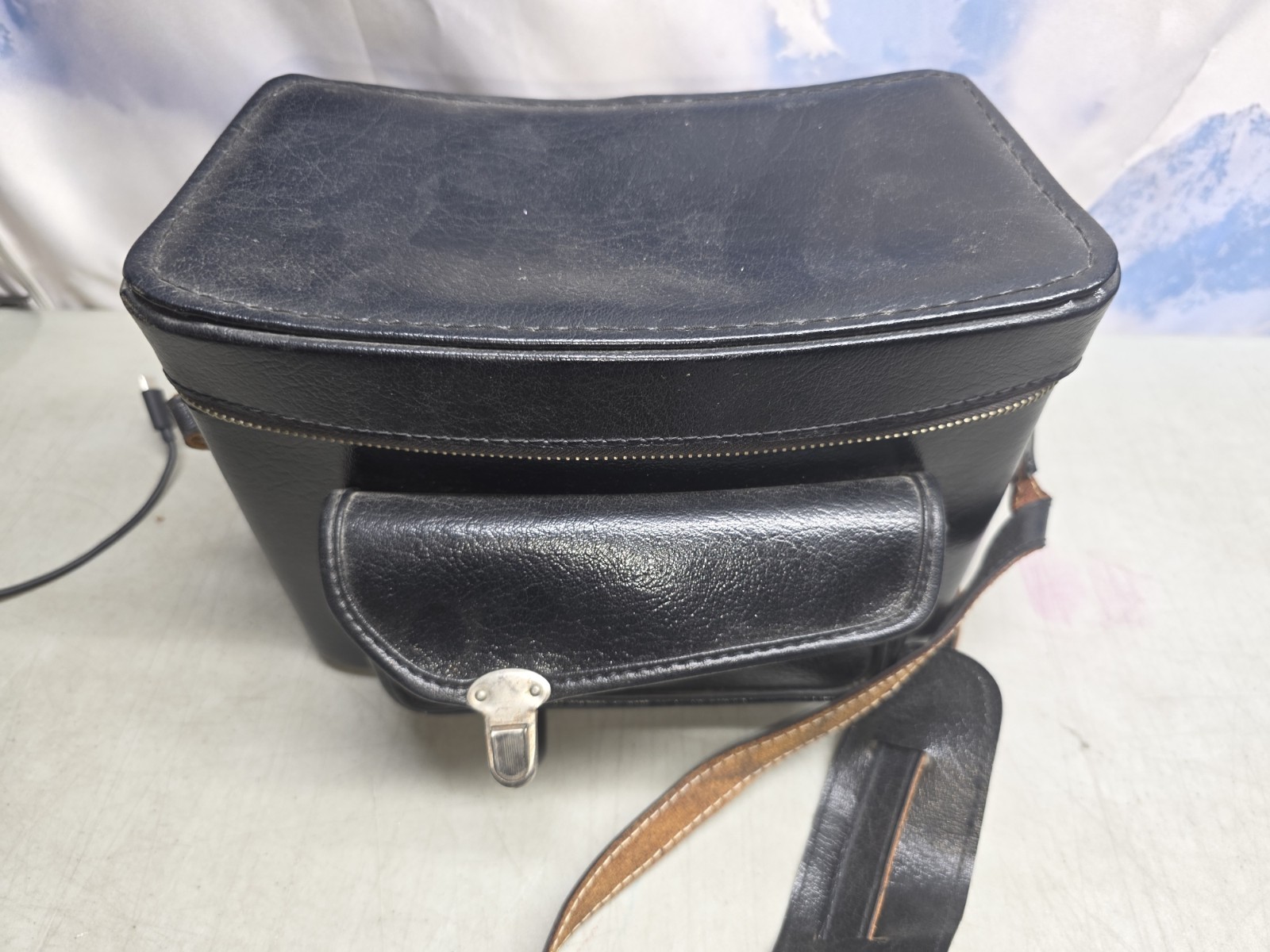 🔥 Vtg Kali Style Bag Retro Film Camera Leather Case Handcrafted In Japan