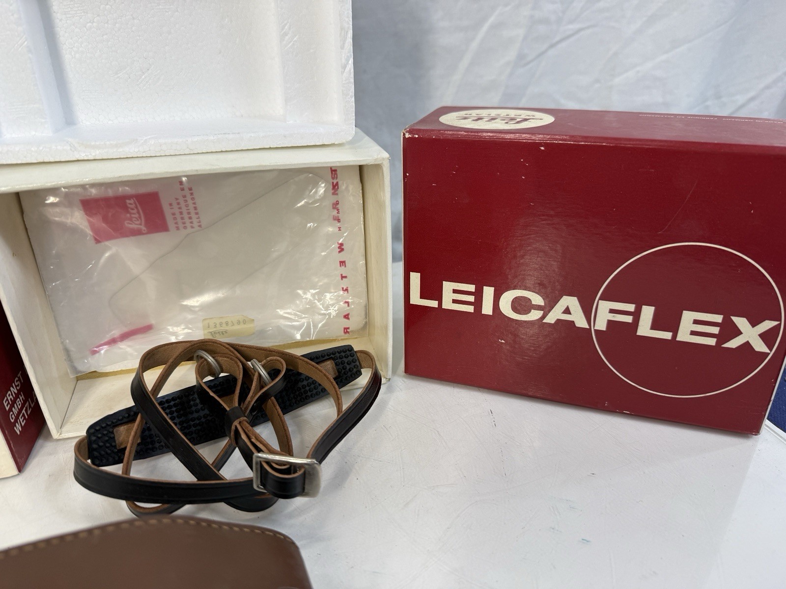 Vintage Leica Leicaflex SL & Summilux-R 50mm 1:1.4/50 Empty Boxes & Case Lot