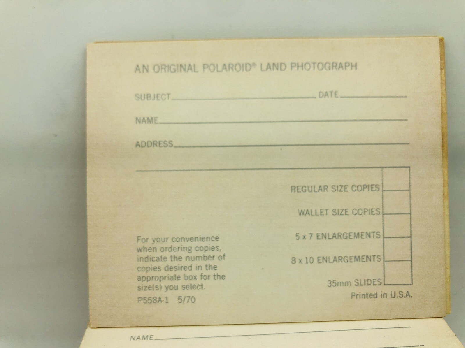 VTG POLAROID Polacolor 3.375″ X 4.25″ Lot Of 77 Print Mounts New Open Box