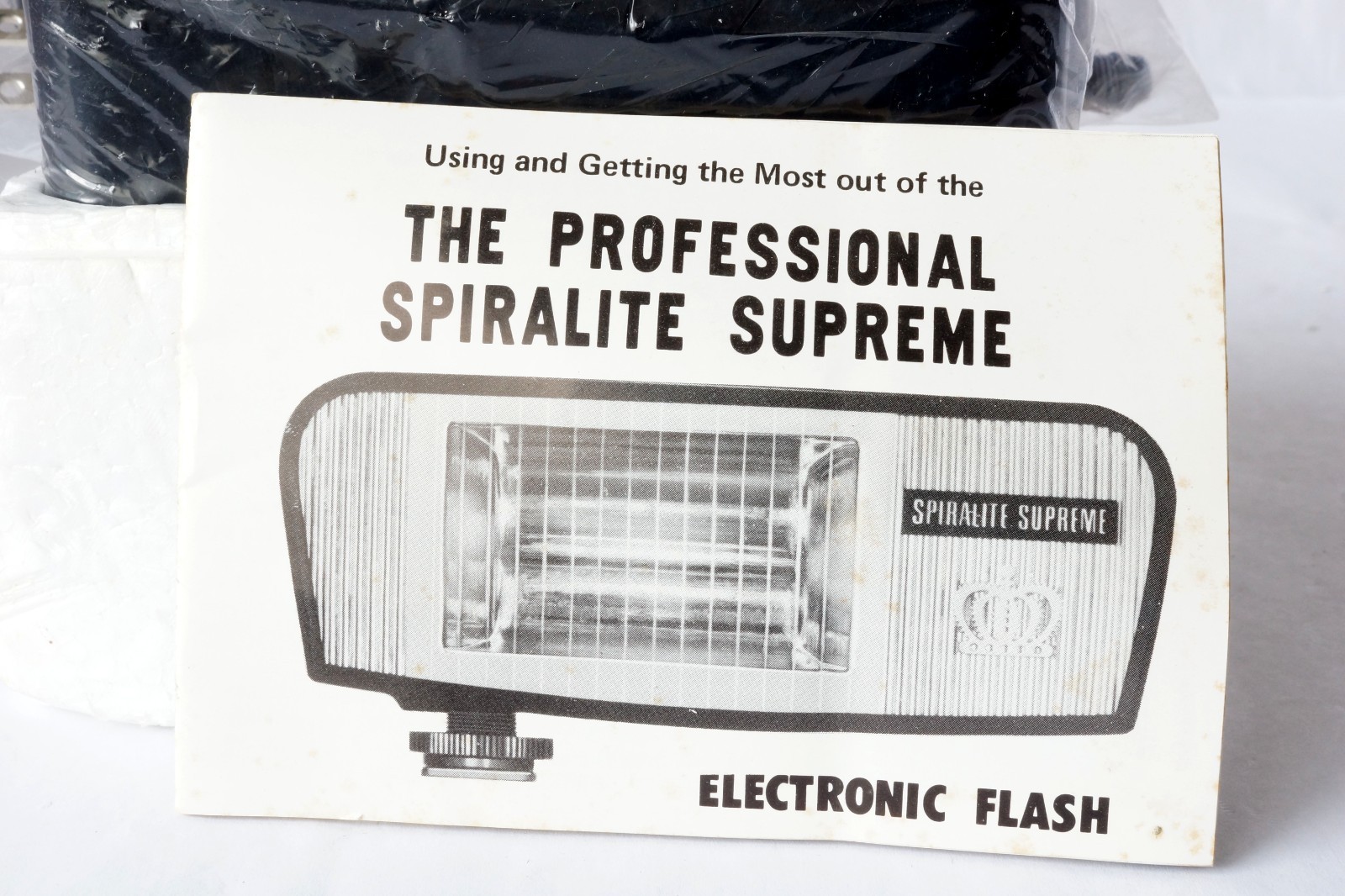 Spira-Lite Supreme Photography Flash w/ Power Cord, Manual Working Order Unused