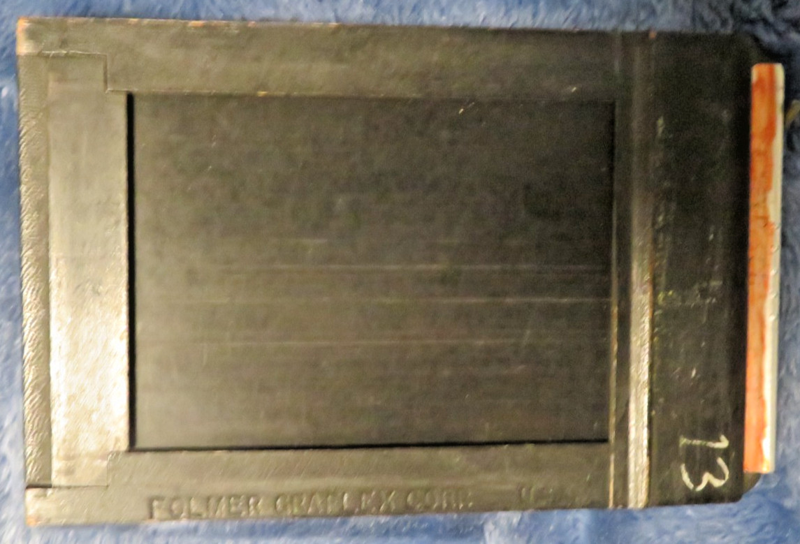 Authentic Folmer Graflex Graphic SLOTTED 2 1/4 x 3 1/4 2×3 Wooden Film Holder