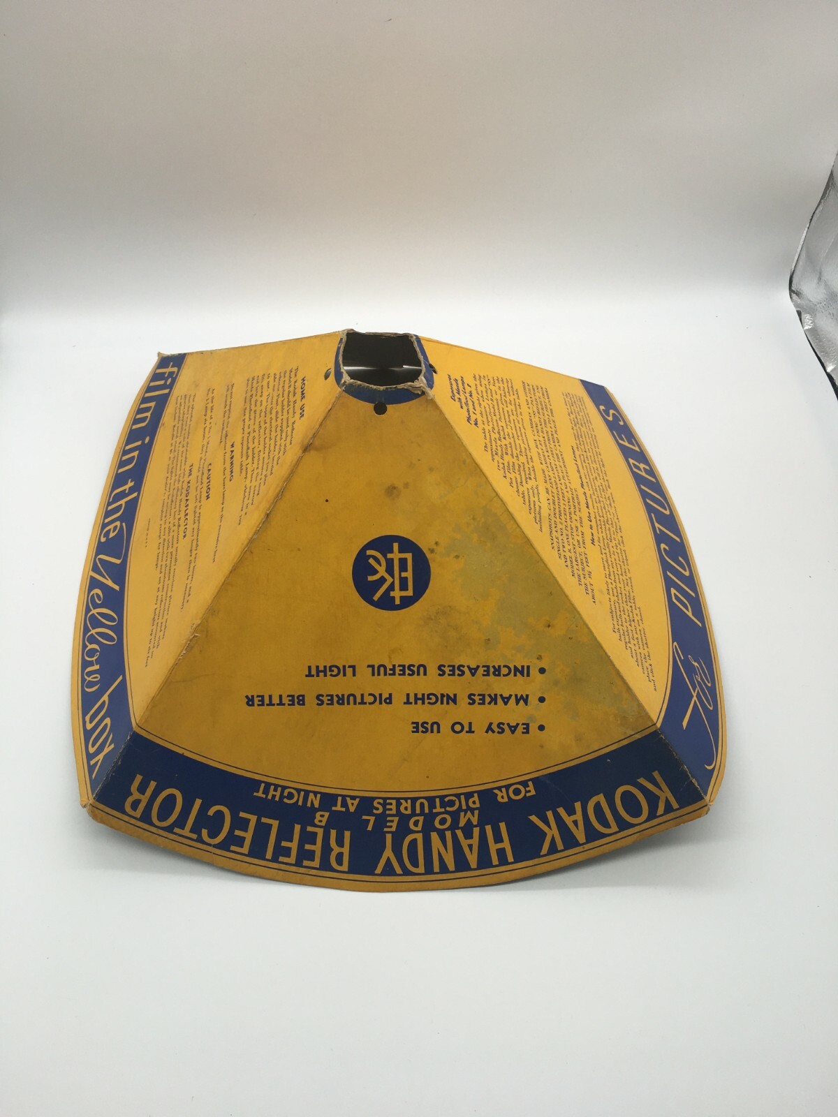 Vintage Kodak Handy Reflector Model B – For Pictures At Night