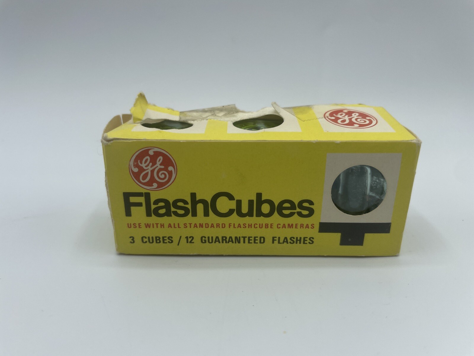 Vintage GE Flash Cubes 3 Pack New Open Box