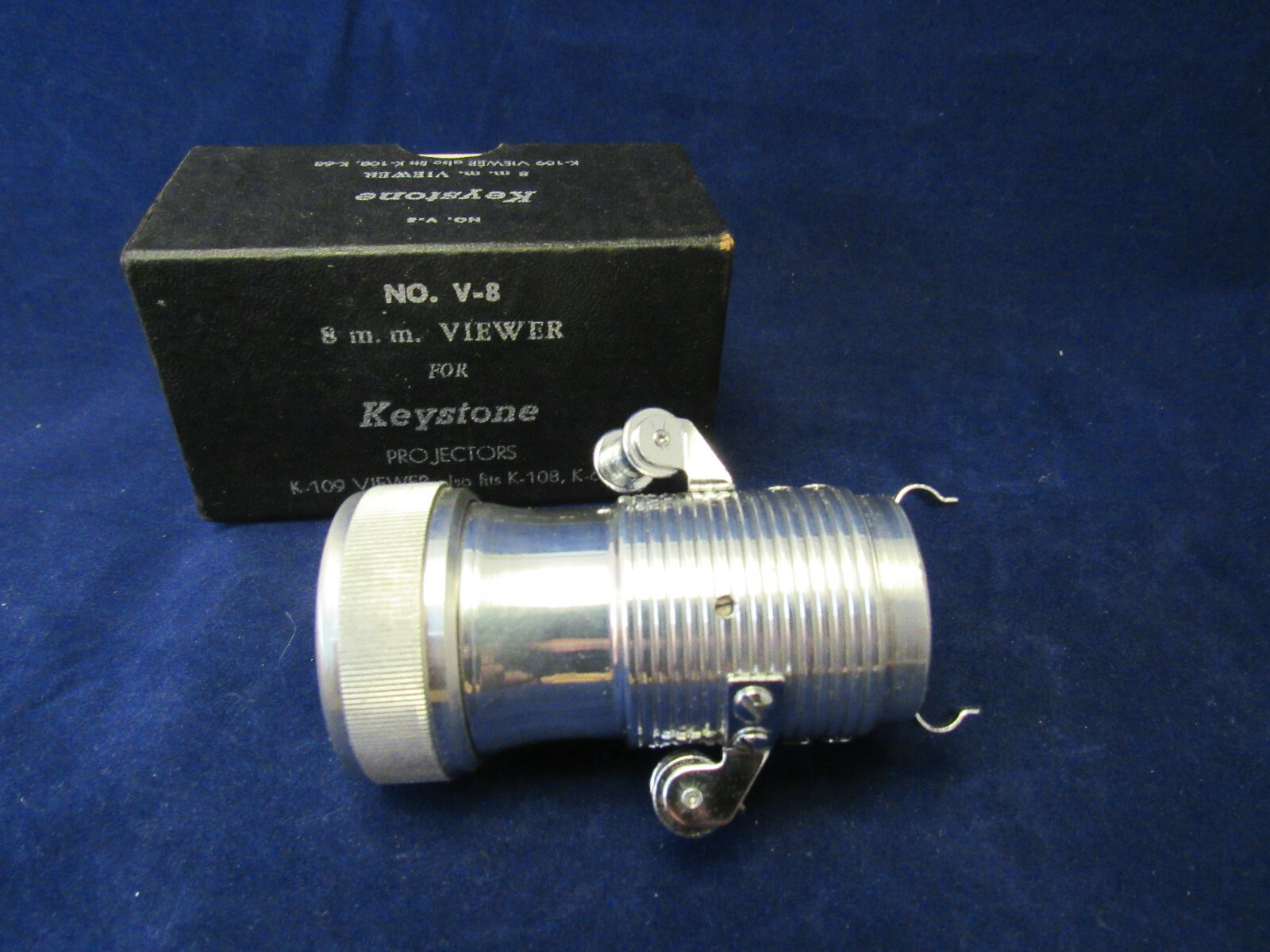 VINTAGE KEYSTONE PROJECTORS NO. V-8 8MM VIEWER FOR K-109 K-108 K-68 b16