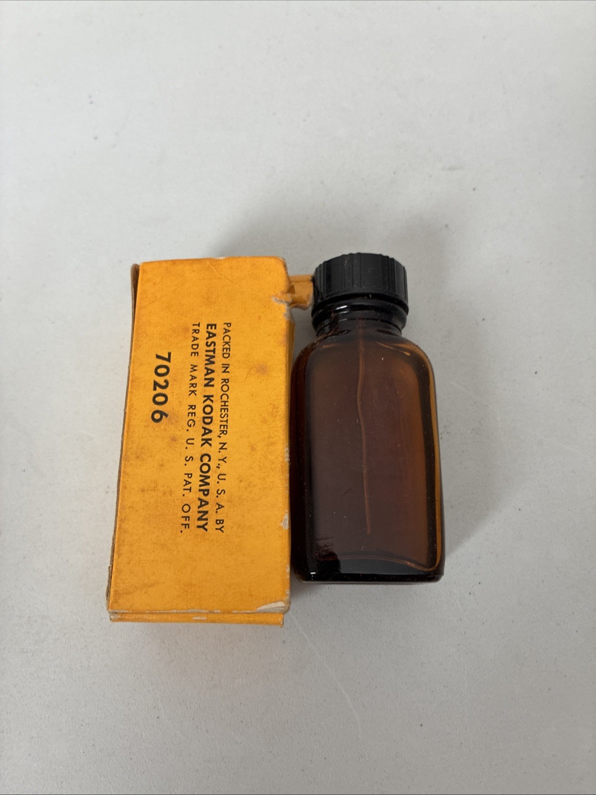 Vintage KODASCOPE Lubricating Oil in Original Box & Bottle Eastman Kodak Co