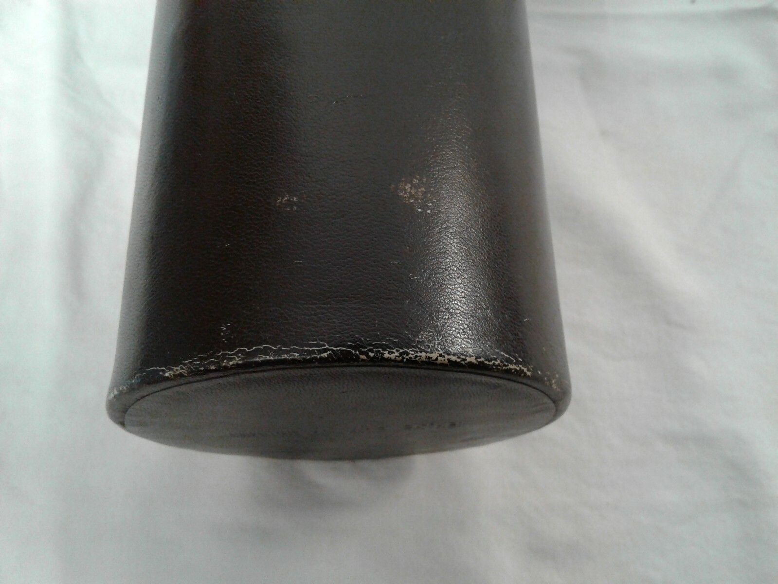 Vintage carry case for accessory camera lens 7″ inside has strap cowhide JAPAN