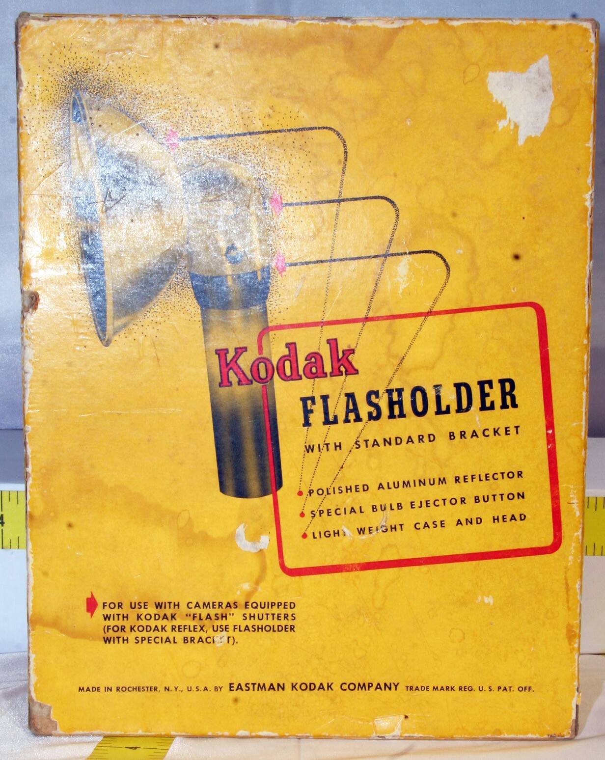 Kodak Flasholder With Standard Bracket In Original Box & Instructions Untested