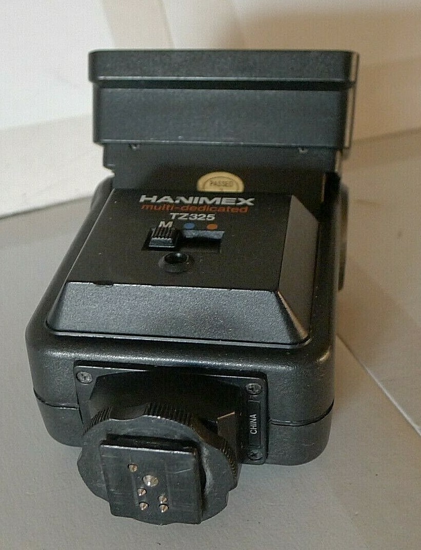 Hanimex Multi-Dedicated TZ325 Hot Shoe Camera Flash – TESTED – HTF Model