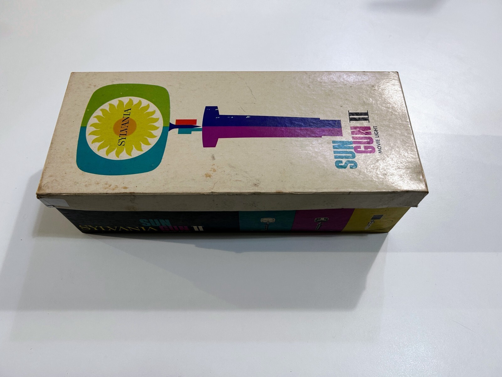 SUN GUN II 2 MOVIE LIGHT Sylvania SG-55 vintage with box