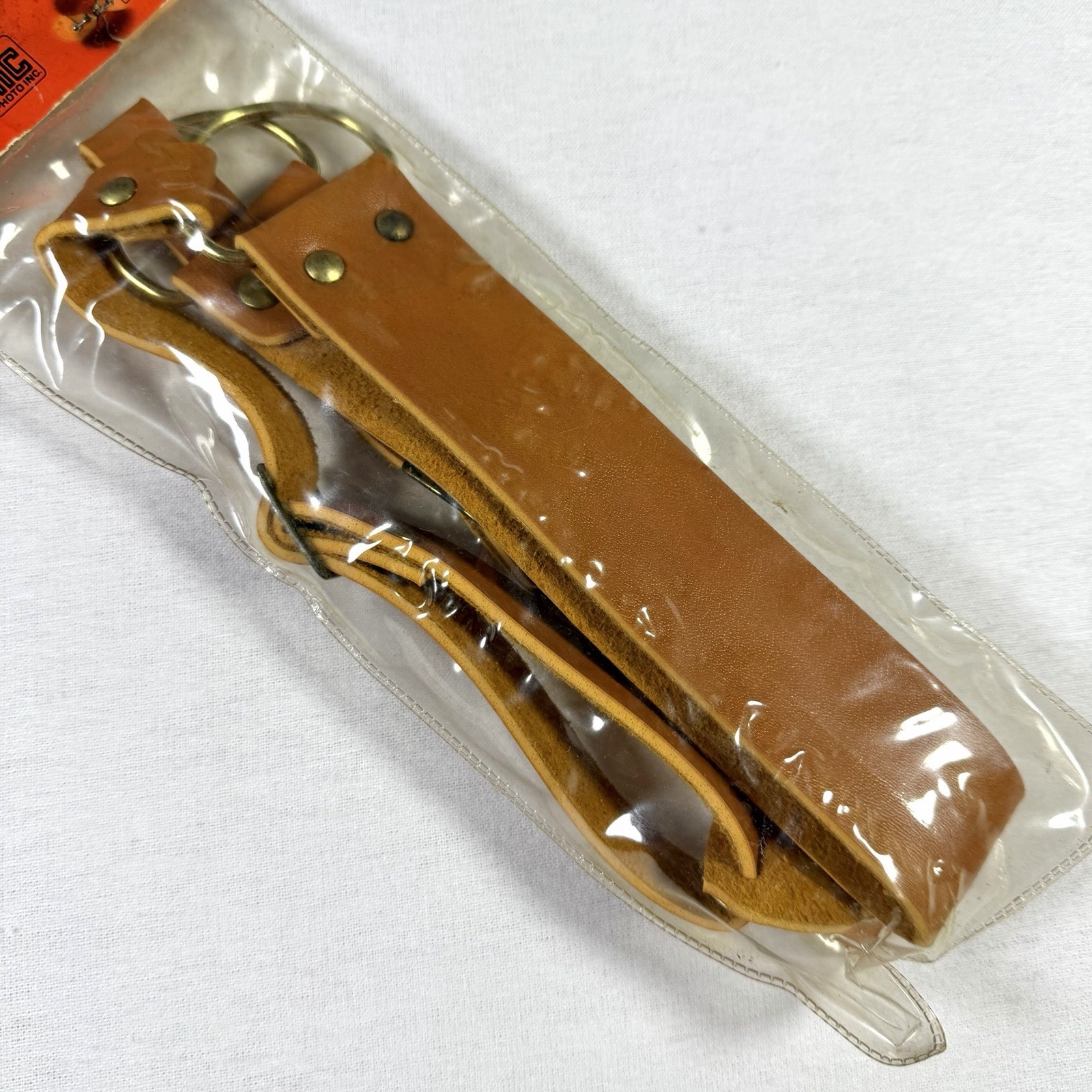 VTG SOLIGOR Rustler Camera Adjustable Strap Tan Leather 33-42 Inch NOS