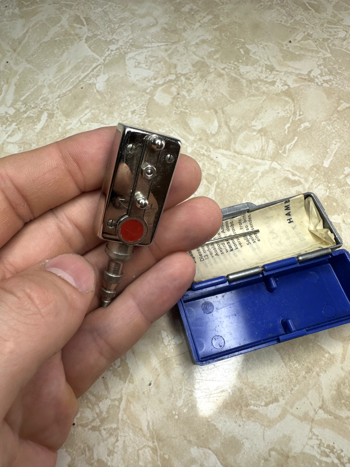 Vintage Autoknips IV Camera Self Timer Release Made in Germany with Case