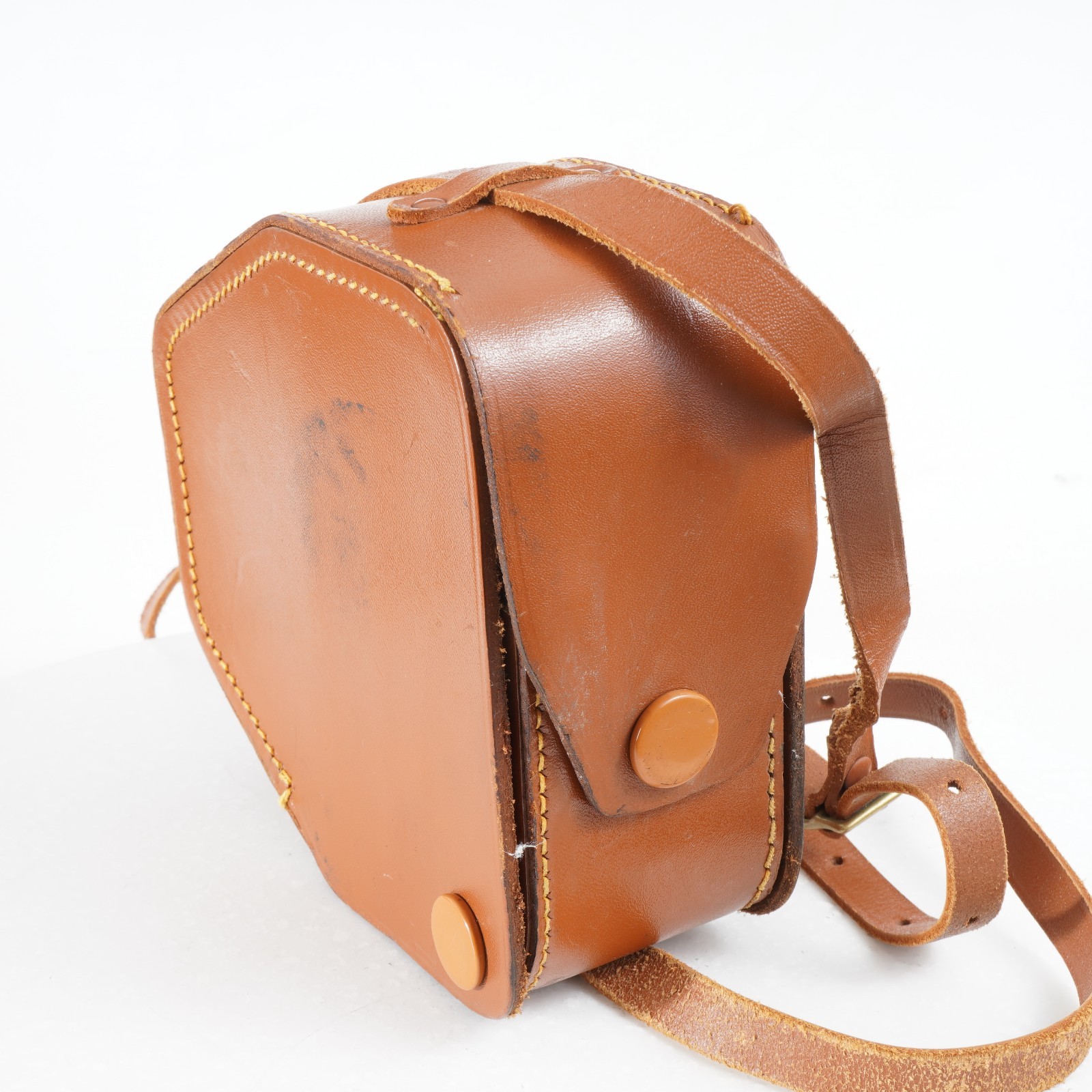 -Paillard Bolex Luxury Leather Case For 8mm Movie Cameras B8 C8 D8 W/ Strap