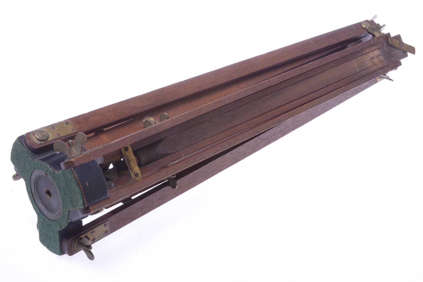 ✅ ANTIQUE WOOD TRIPOD 131CM, 51.57″ GLASS PLATE 4×5 LARGE FORMAT FIELD CAMERA