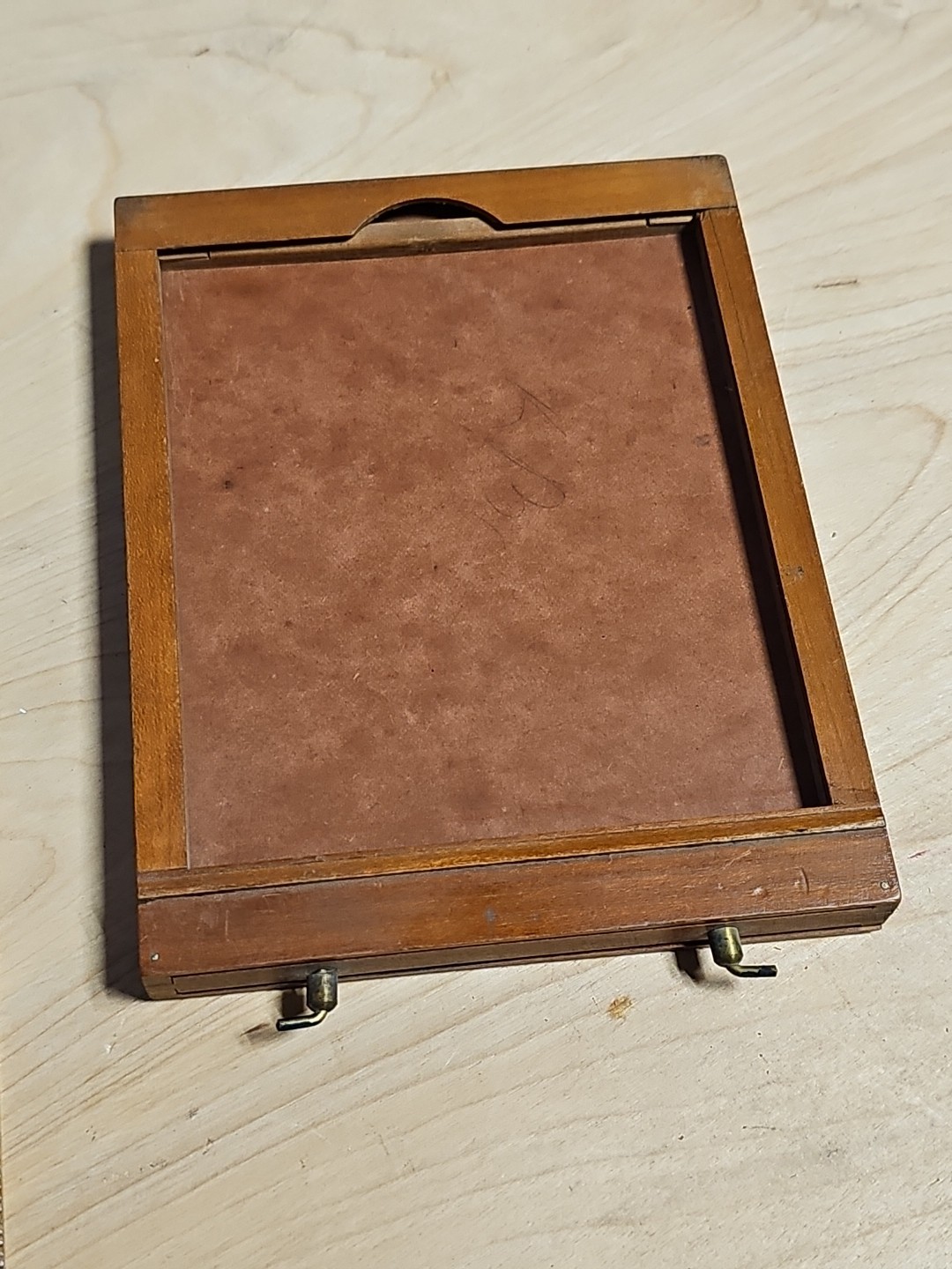 Late 1800s/Early 1900s Antique 4×5 Wooden Camera Film Plate “Century Holder”