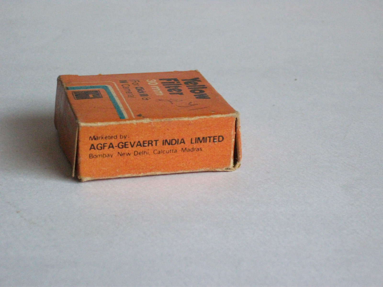 Rare India Made Agfa Gevaert 30mm Yellow Filter fr Agfa Click III / IV Cameras