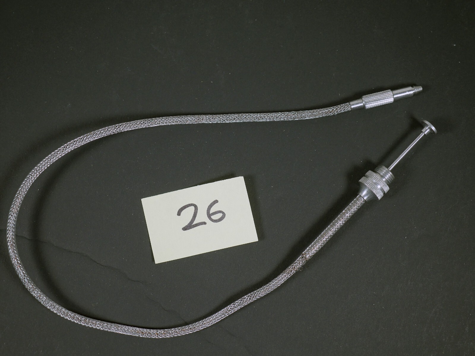 Camera mechanical cable release ~ nice all metal 13″ long #26