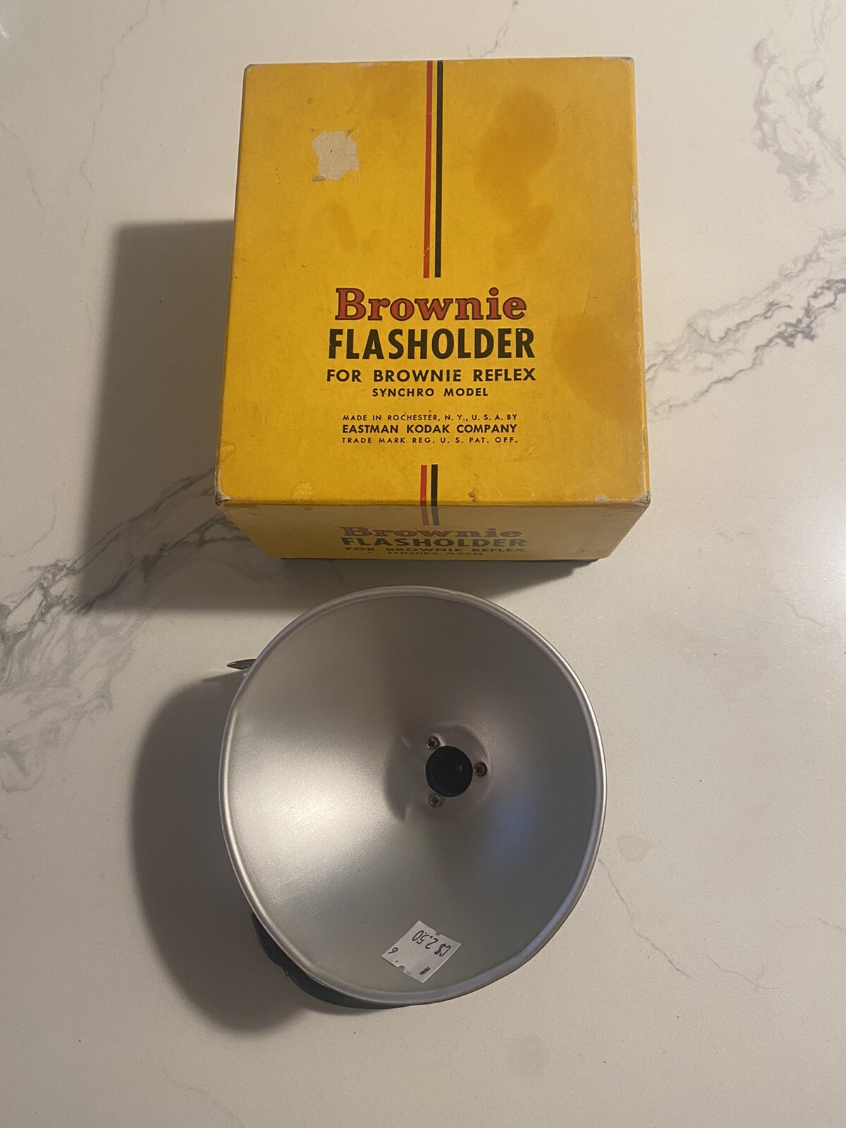 Vintage Brownie Flasholder for Brownie Reflex Synchro Model Camera in Box