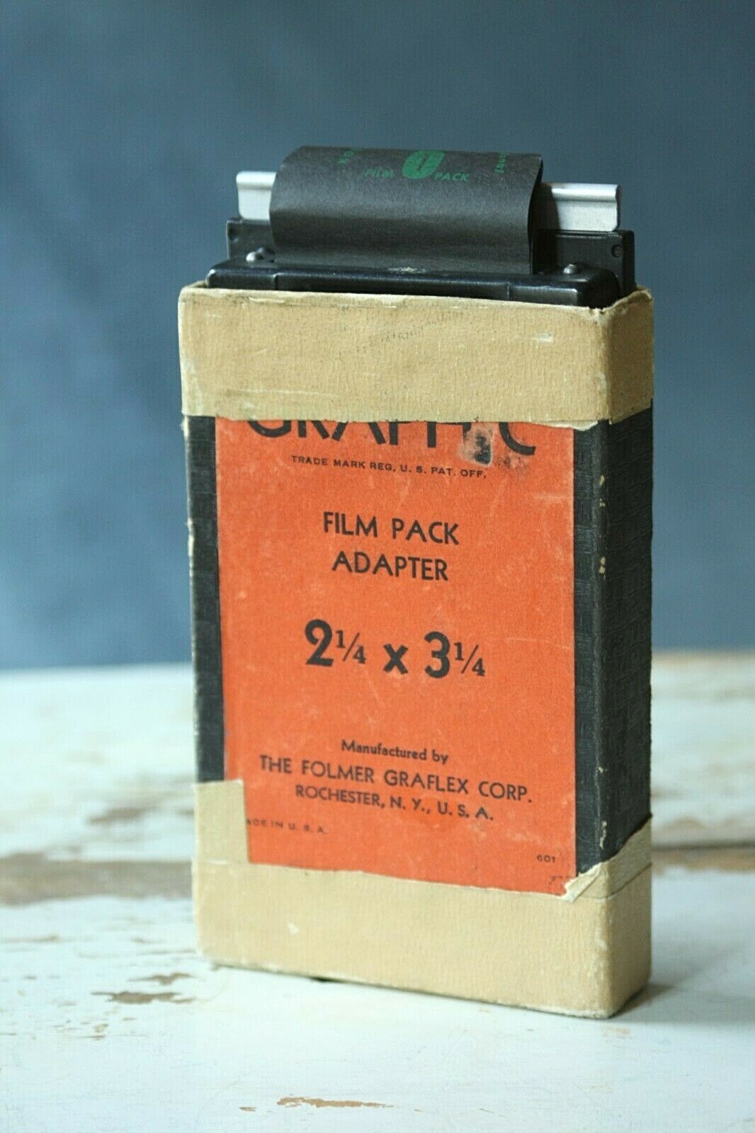 Graflex Graphic Film Pack of 16 Adapter 2-1/4 X 3-1/4