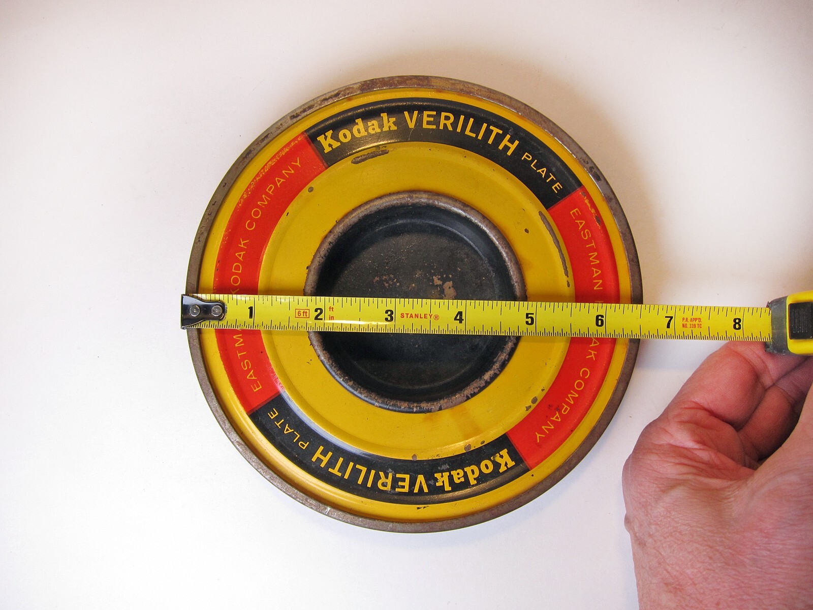 Eastman Kodak Factory Metal End Cap from Verilith Film Roll