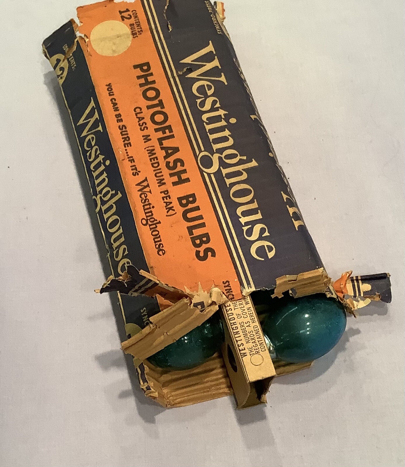 12 Vintage Westinghouse Flash Photo flash Bulbs 5B New Old Stock UNUSED
