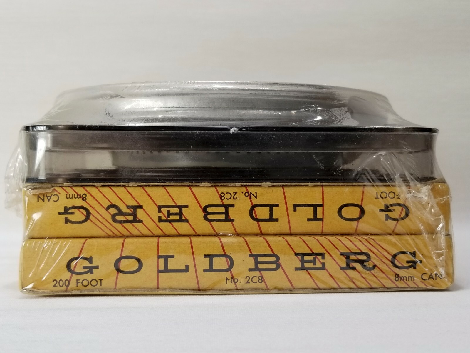 Goldberg Dustproof Cans 200 Ft 8mm can Super Film Tape No. 2c8 Brand new sealed