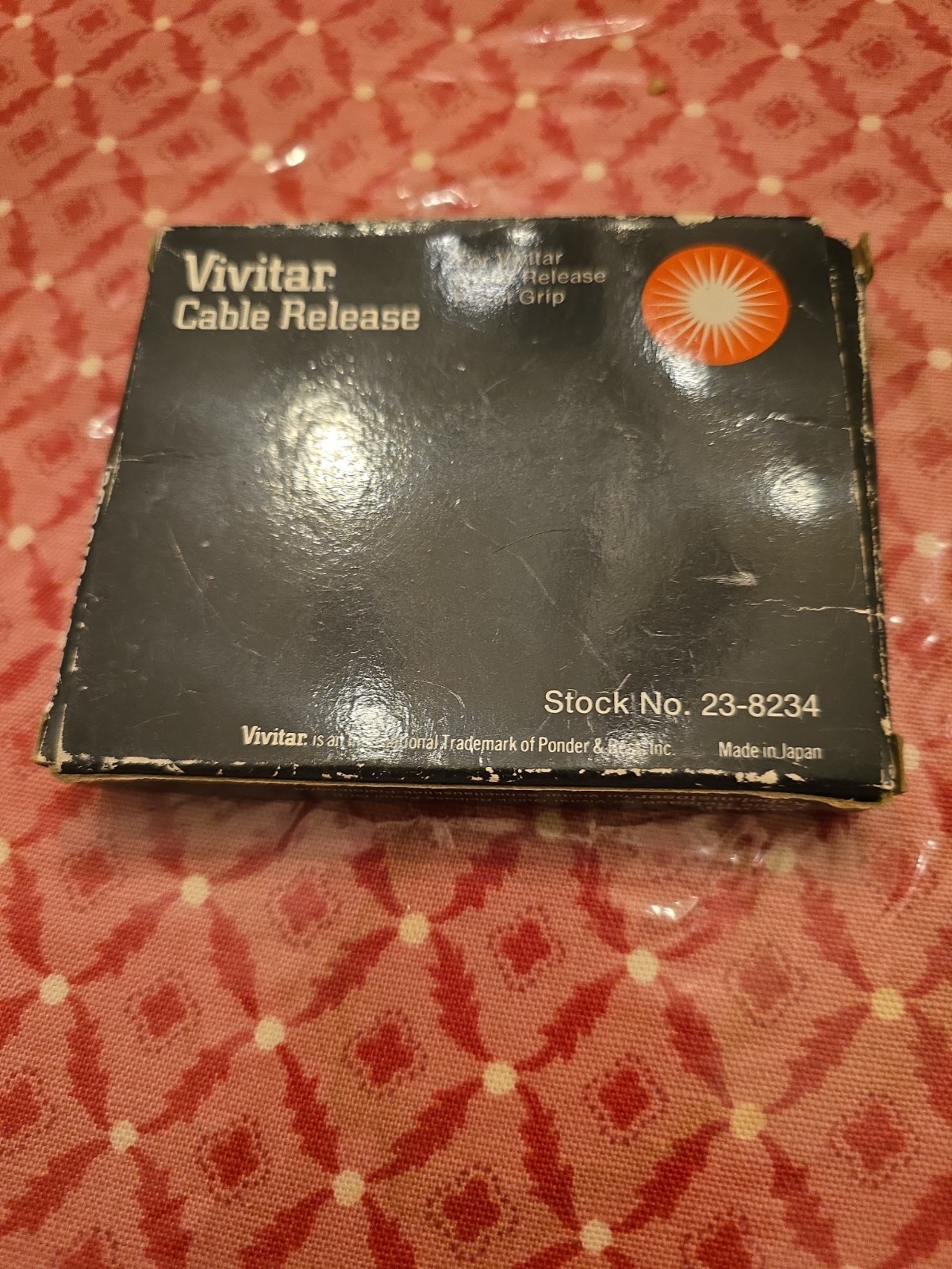 GENUINE Vivitar Cable Release for Quick Release Pistol Grip UNUSED 23-8234