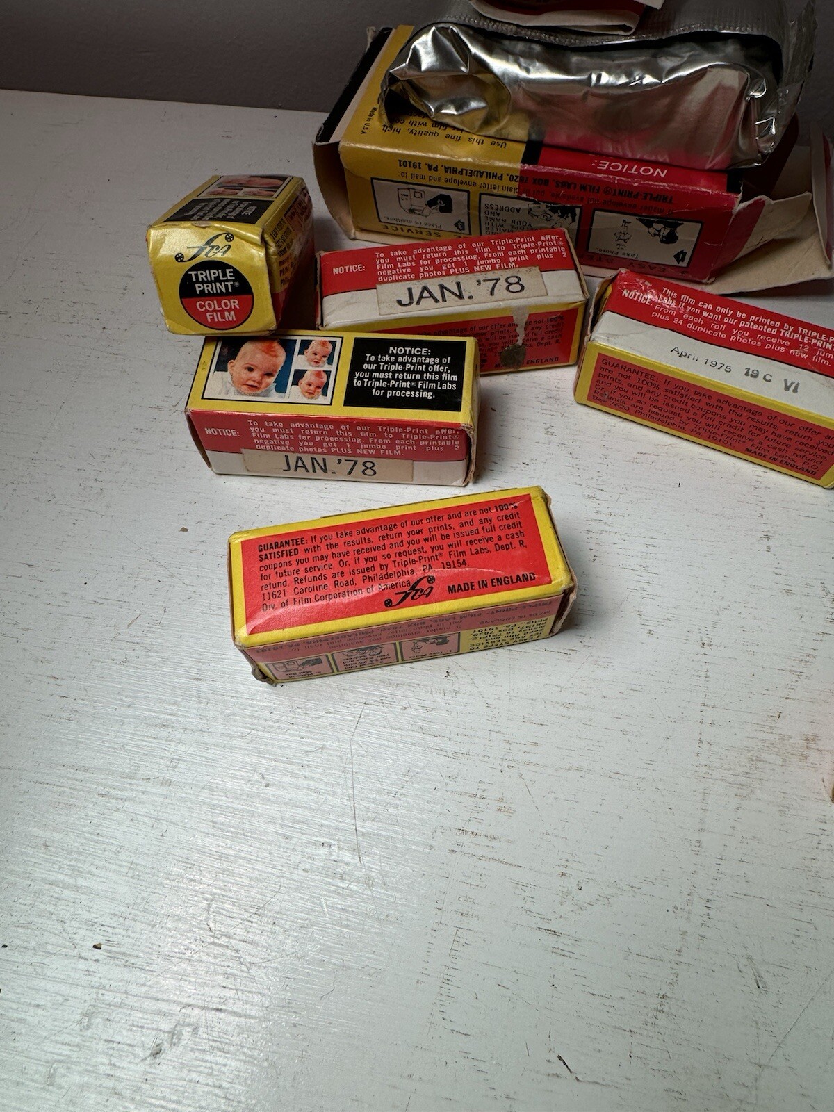 Vintage 1970’s FCA Film Lot