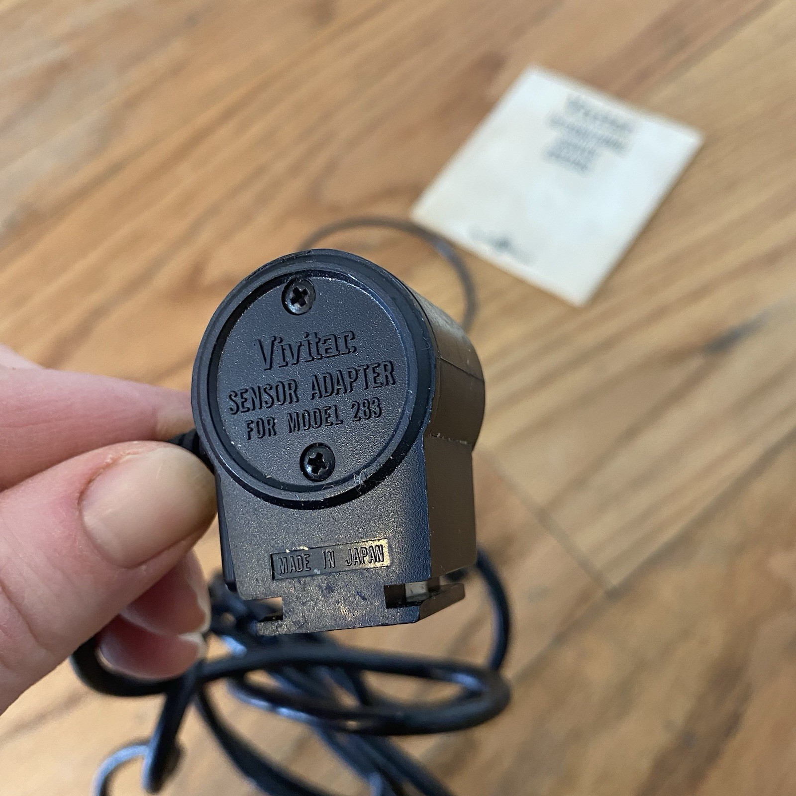 Vivitar Sensor Adapter Cord for Model 283 Auto Thyristor Flash – Made in Japan B