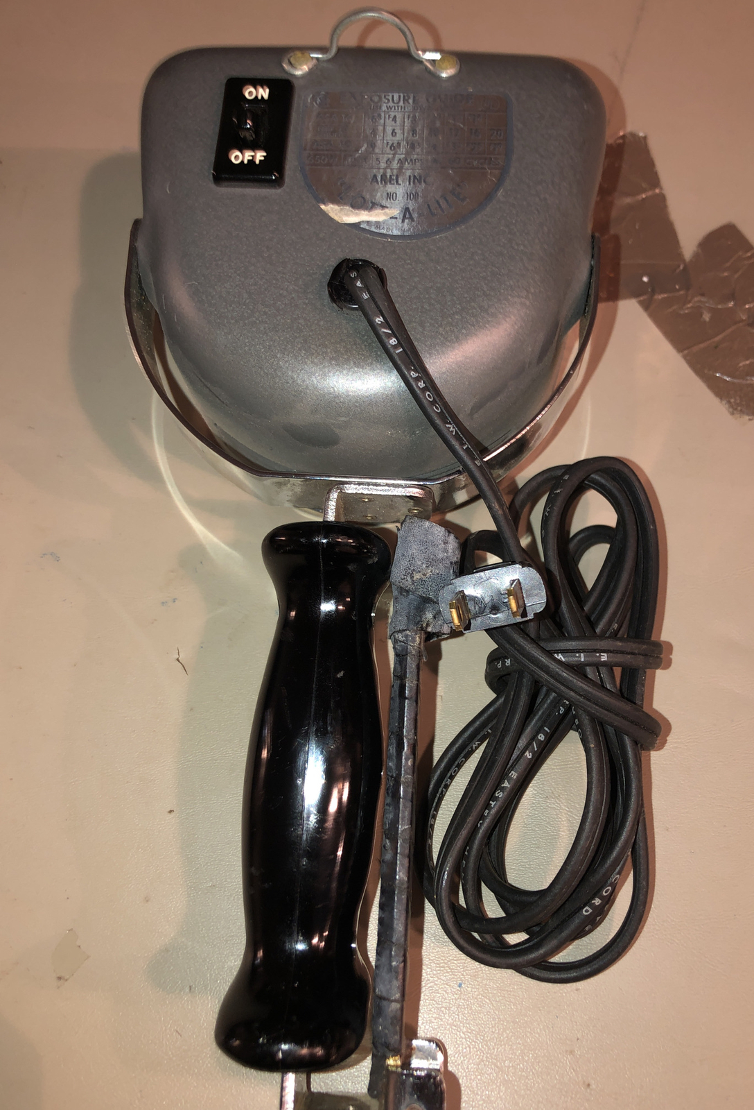 Used Vintage Lott A Lite Handheld Lamp