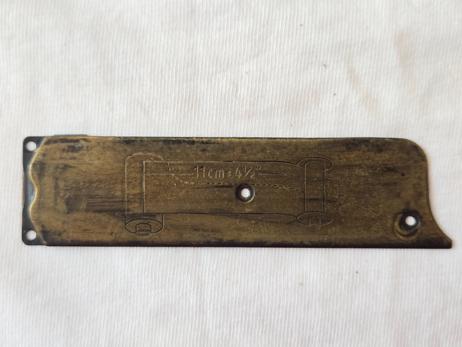 OEM Parts Leitz Leica Film Loading Instruction Inner Plate for Early M3 Camera