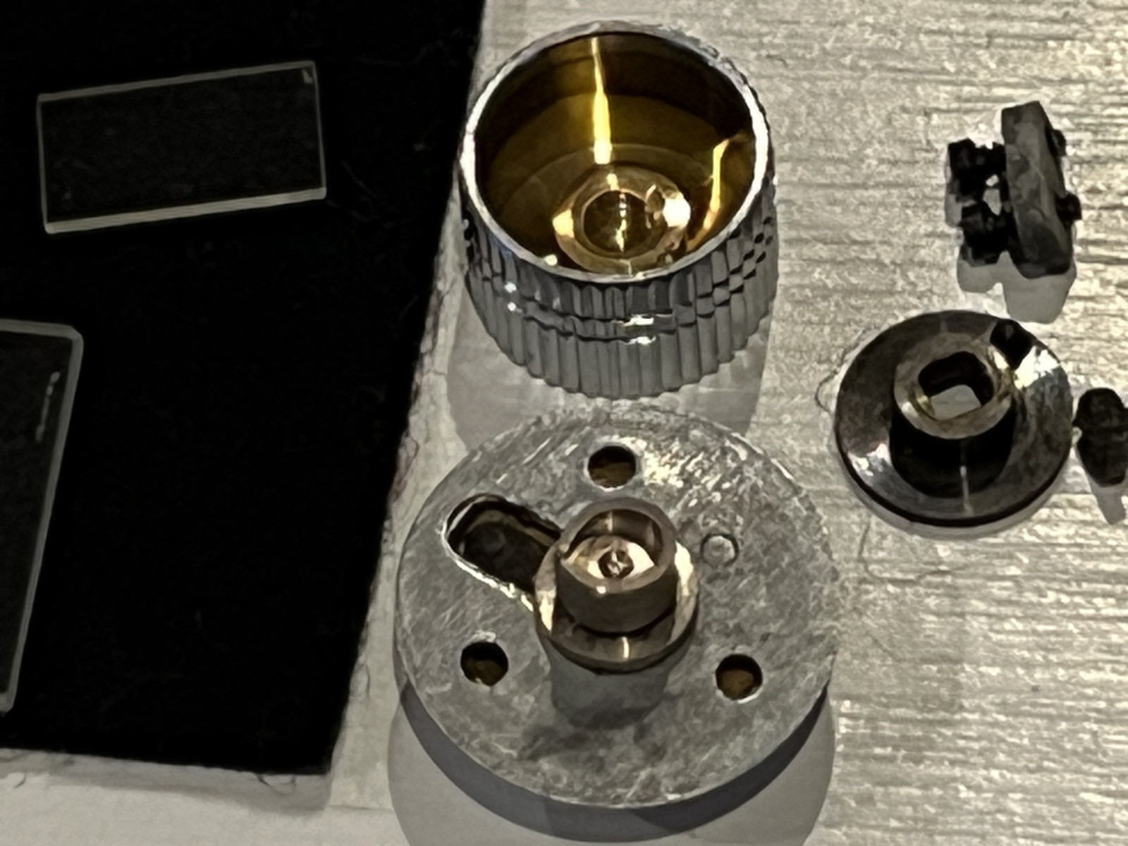 Leica III ? camera rangefinder Prism Knob Parts As Shown