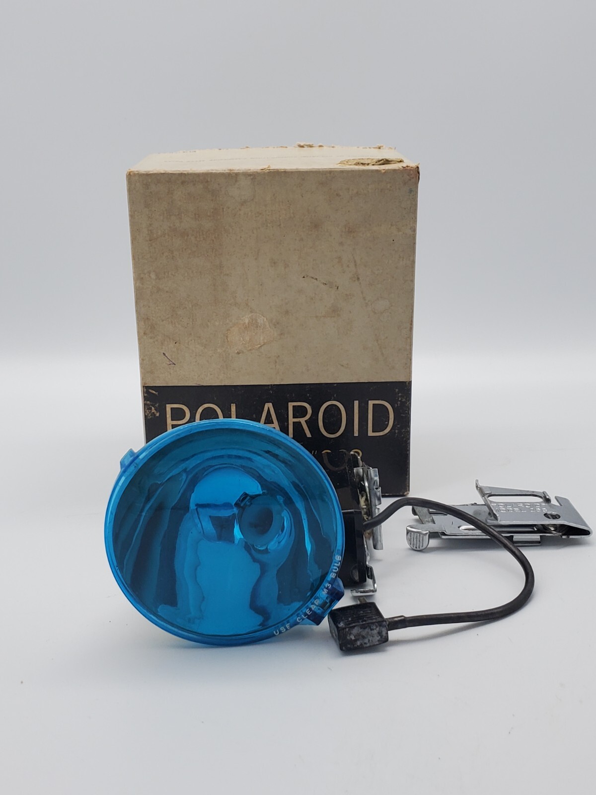 VINTAGE Polaroid Flashgun Flash Gun #268 with Box for Polaroid Cameras