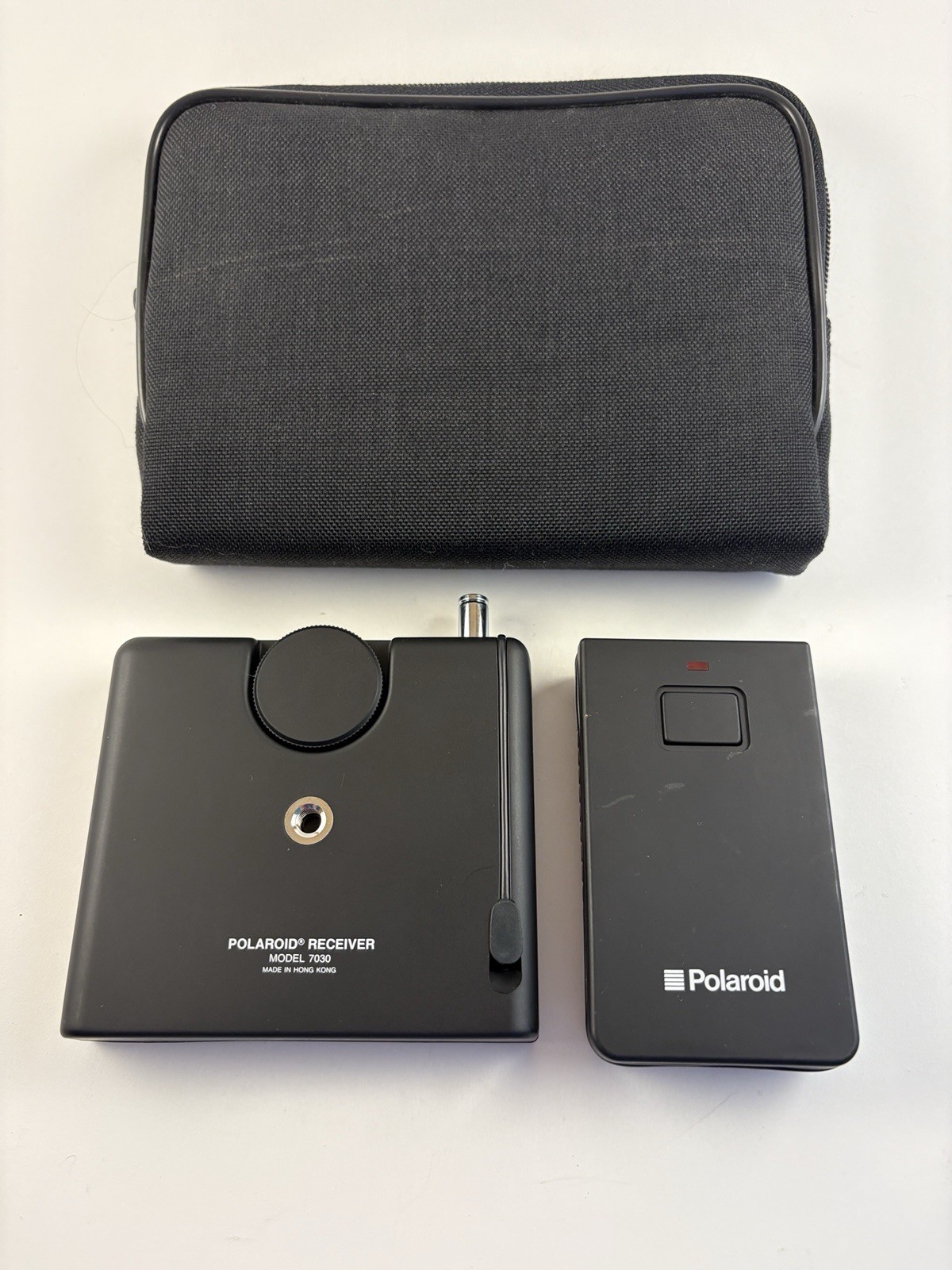 Polaroid Spectra System Remote Control 7030 Receiver, 7020 Transmitter w/ Case