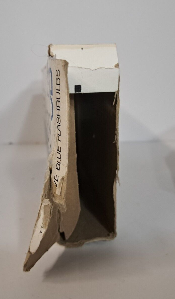General Electric Flashbulbs 5B 12-Pack Unused Box & Packing Vin 1960’s RARE
