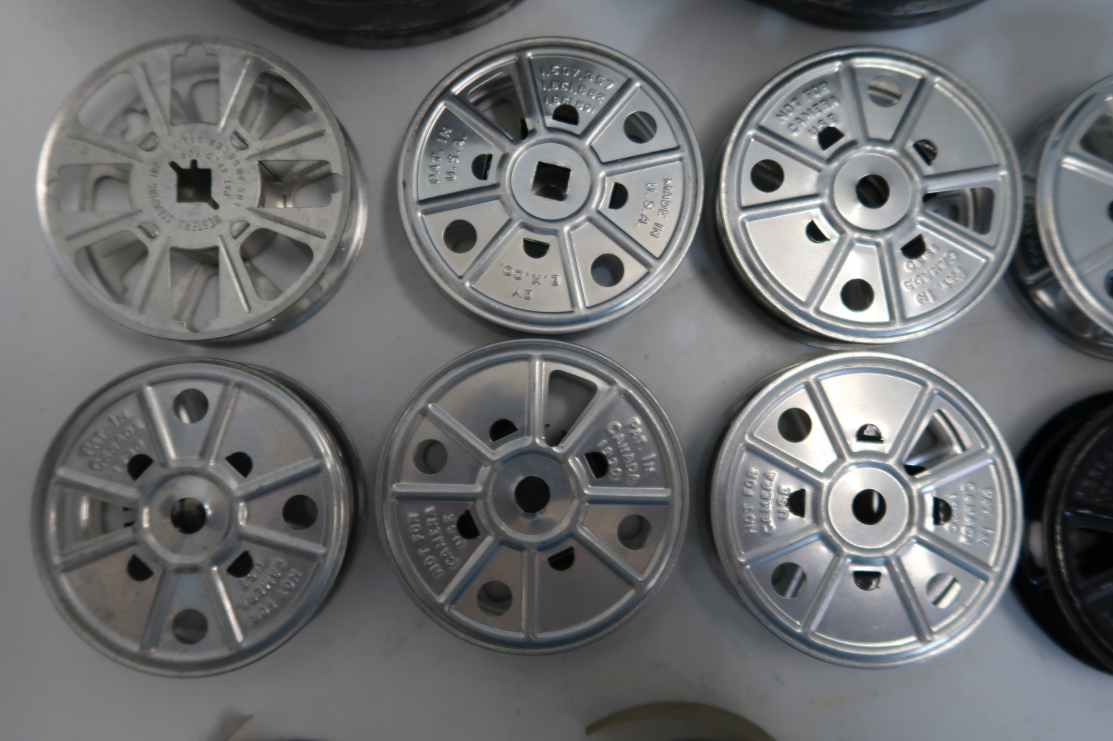Vintage Kodak 5″ Tins (7) & 3″ Reels (10) Metal & (2) Plastic
