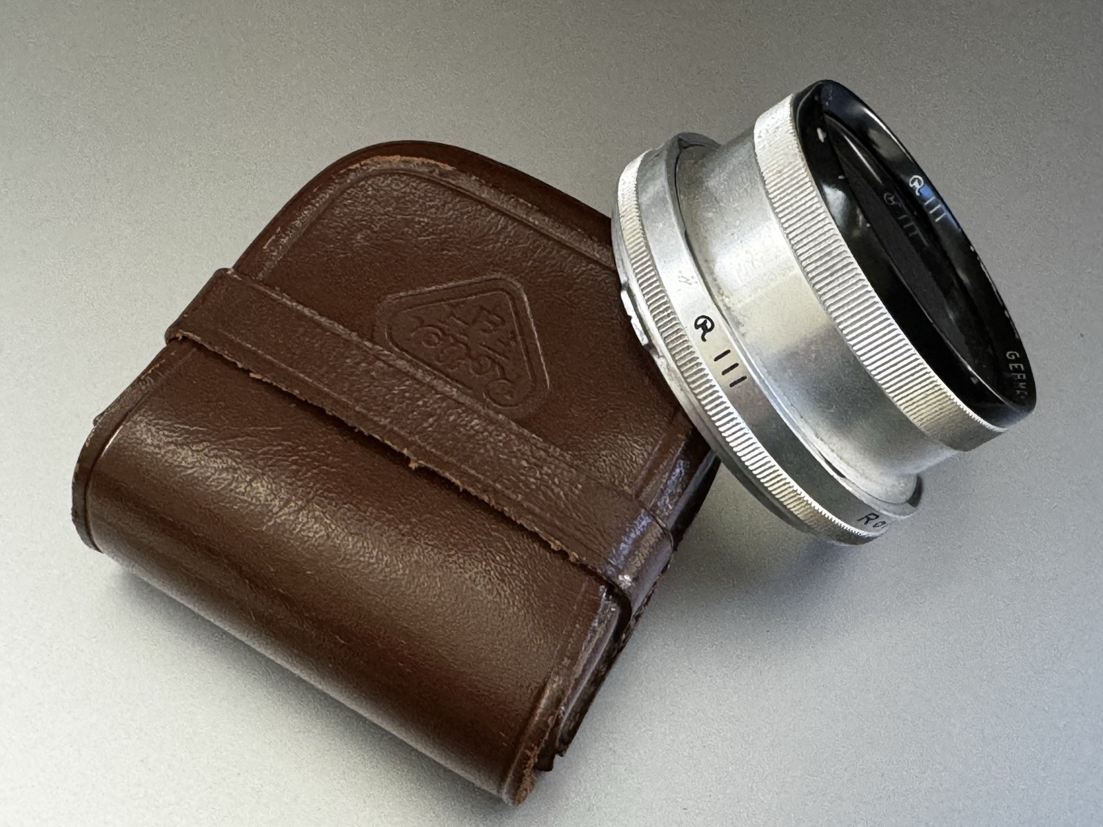 Rollei / Franke & Heidecke – Rolleinar 2 – Bay III ( 3 ) & Original Leather Case