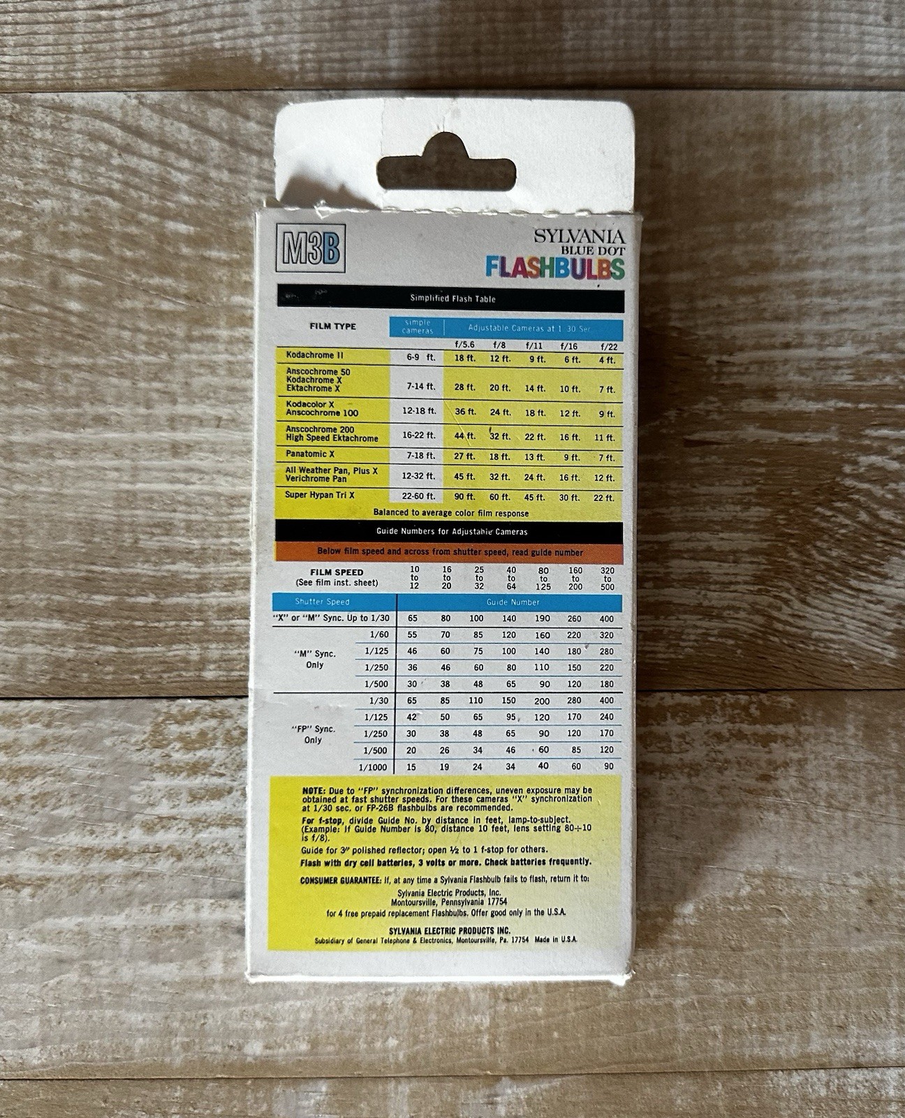 Sylvania Blue Dot Flash Bulbs flashbulbs M3B Blue (11) Bulbs New.