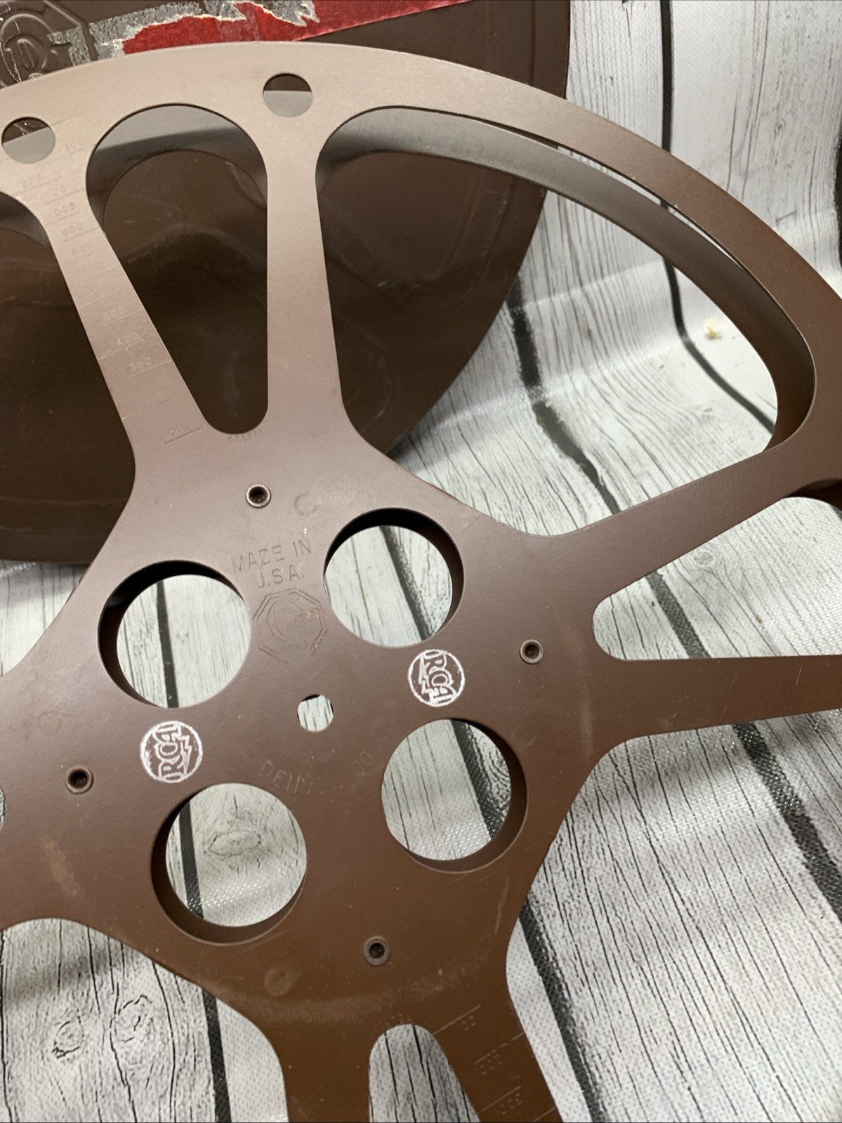 Golden Brothers Film Reel 13 3/4” W/case