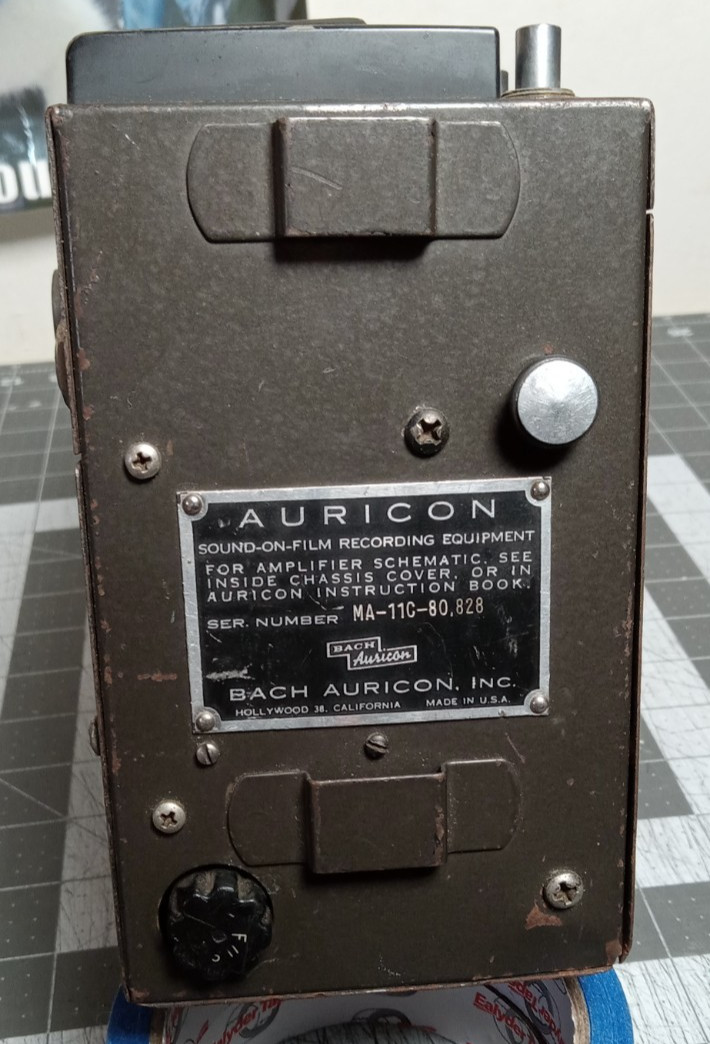 Vintage Bach Auricon MA-11C all Transistor Filmagnetic Sound on Film Amplifier