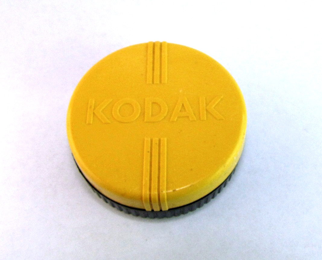 Old Kodak Filter Case Art Deco Design Round Series 6 VI USA