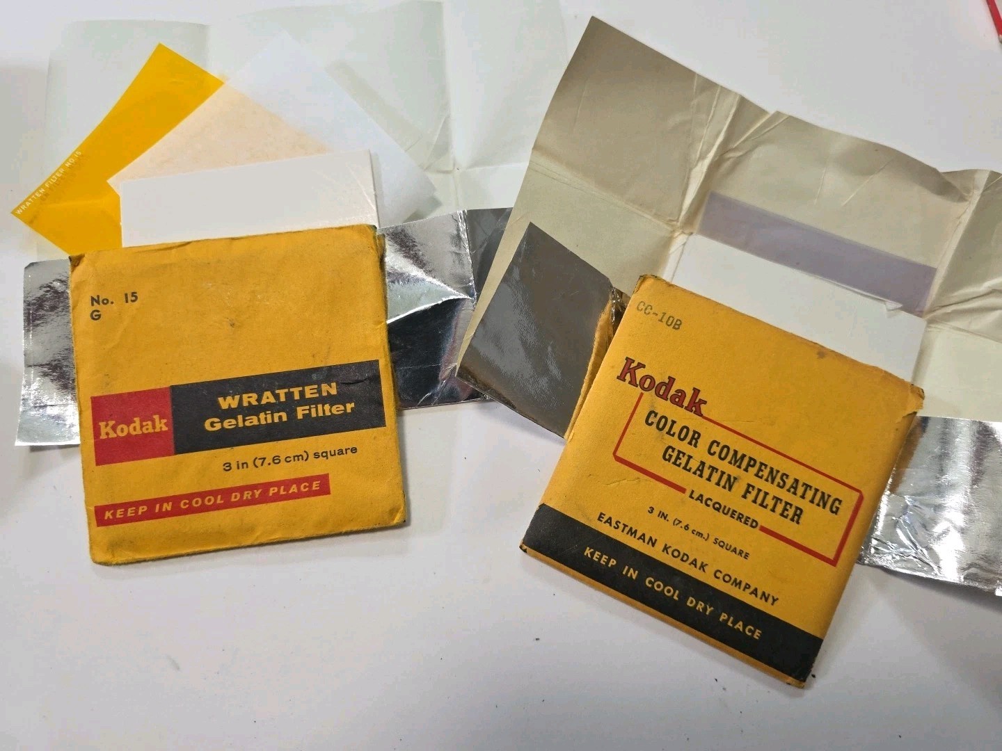 Lot Of Vintage Kodak, Camera Accessories Filters, Series V Adapters, Gel