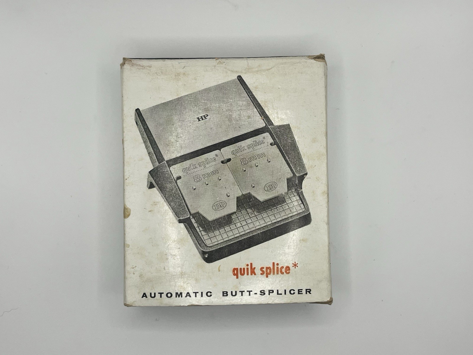 Quik Slice Movie Film Splicer, 8mm Automatic Butt Slicer, NEW OLD STOCK