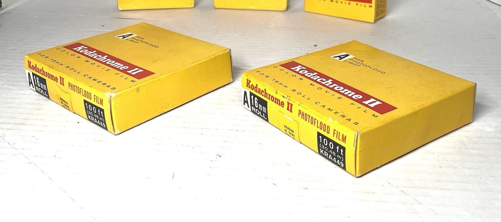 VINTAGE 5 LOT EXPIRED SEALED KODACHROME II MOVIE FILM 50ft 1972, 100ft 1965-66