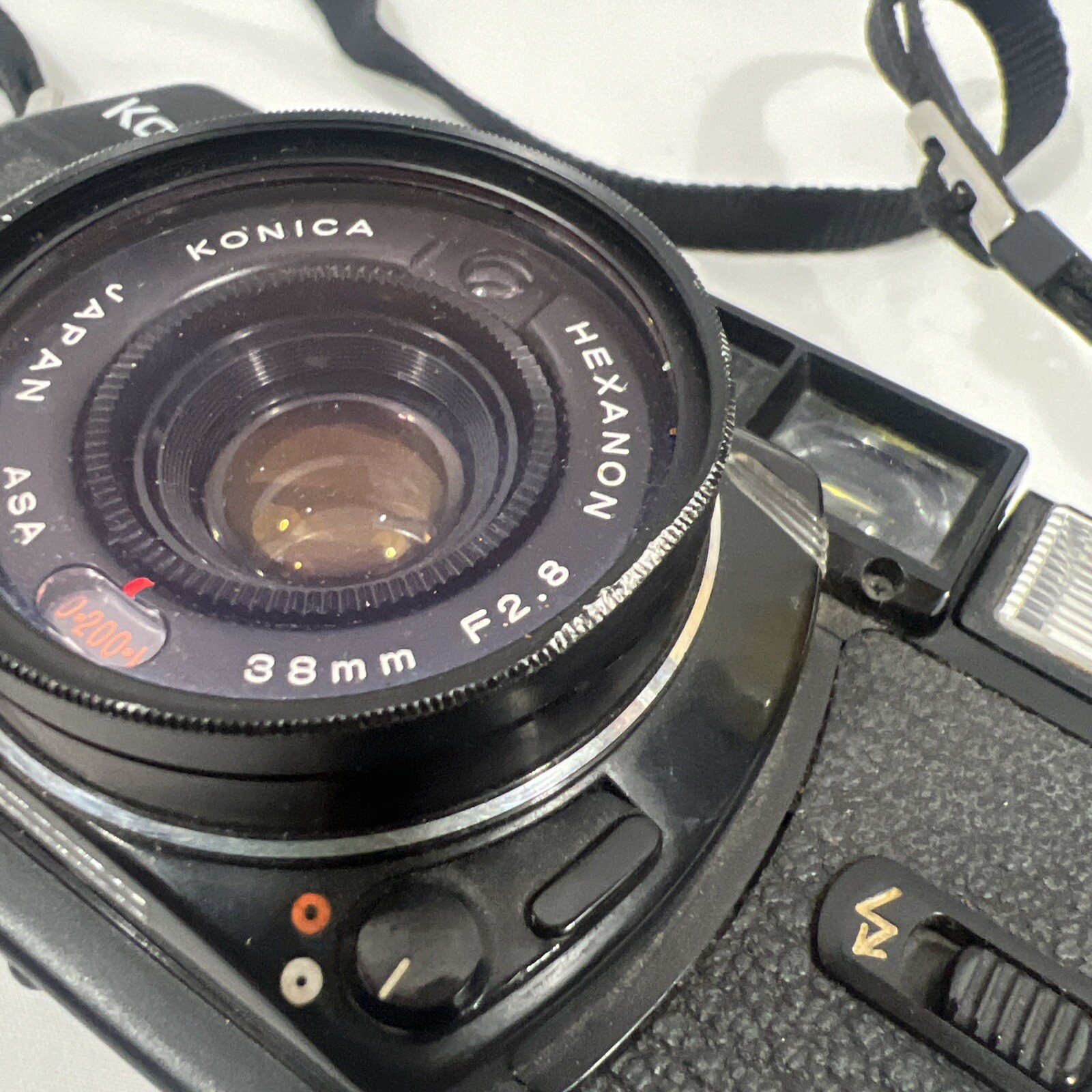 KONICA C35-MF VINTAGE Parts Only CAMERA MADE IN JAPAN WITH 38MM HEXANON LENS